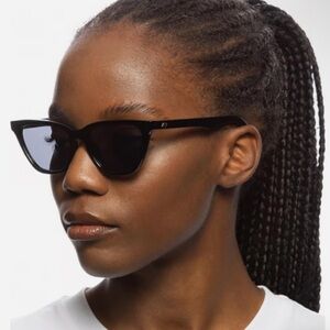 Le Specs Black Unfaithful Sunglasses